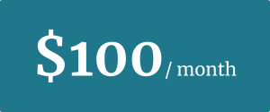 Monthly Donation of $100