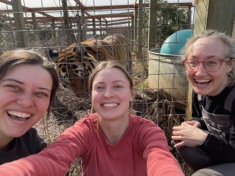 Interns at WildCat Ridge Sanctuary